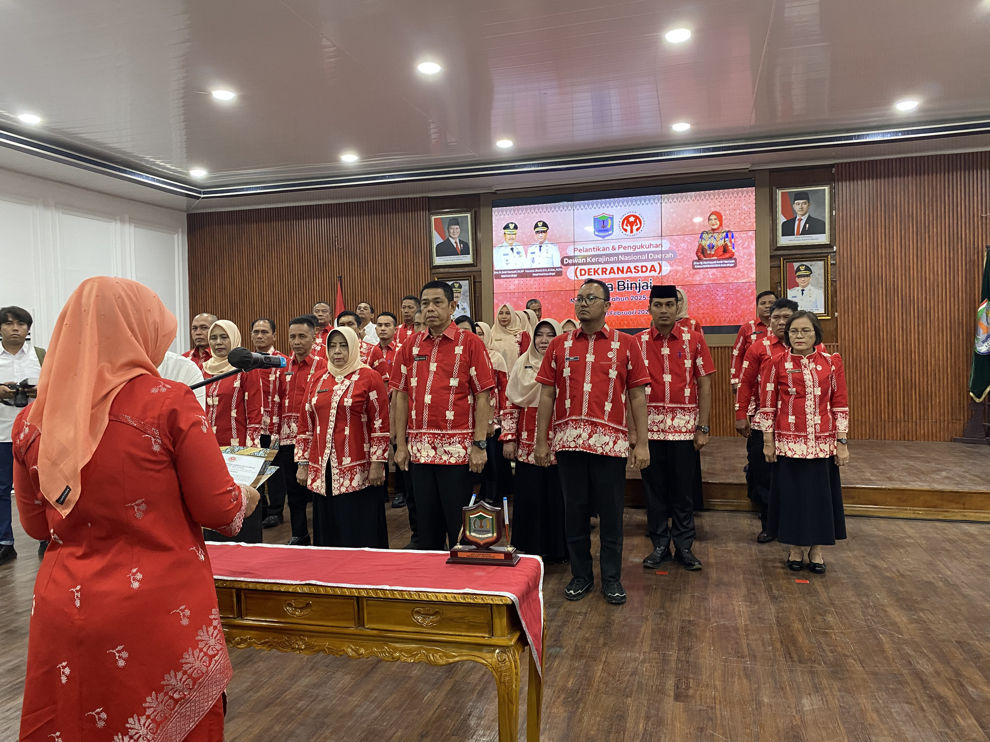 PELANTIKAN DEKRANASDA BINJAI 2025–2030